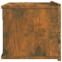 vidaXL Bedside Cabinets 2 pcs Smoked Oak 40x30x30 cm Engineered Wood 6