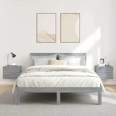 vidaXL Bedside Cabinets 2 pcs Grey Sonoma 40x30x30 cm Engineered Wood 1
