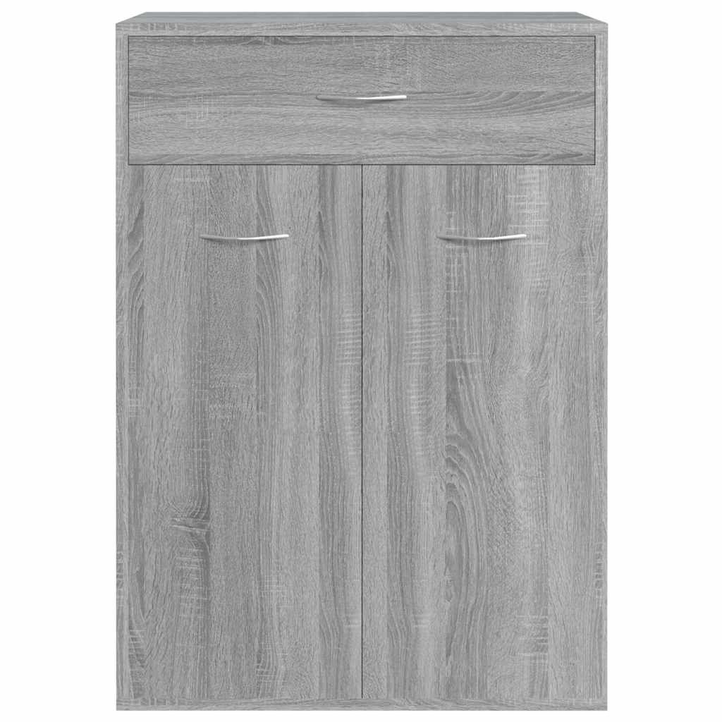 vidaXL Shoe Cabinet | Grey Sonoma | Engineered Wood | Medium | Shoe Cabinet 6