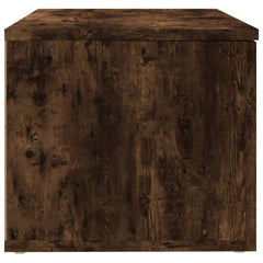 vidaXL TV Cabinet Smoked Oak 80x34x30 cm Engineered Wood 6