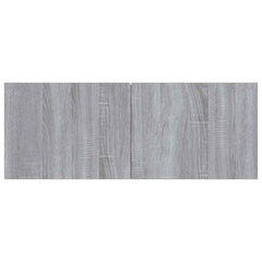 vidaXL TV Cabinet Grey Sonoma 80x30x30 cm Engineered Wood 4