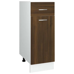 vidaXL Drawer Bottom Cabinet Lyon Brown Oak 30x46x81.5 cm Engineered Wood 2
