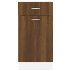 vidaXL Drawer Bottom Cabinet Lyon Brown Oak 40x46x81.5 cm Engineered Wood 5