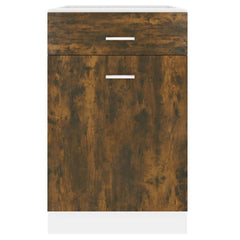 vidaXL Drawer Bottom Cabinet Lyon Smoked Oak 50x46x81.5 cm Engineered Wood 5