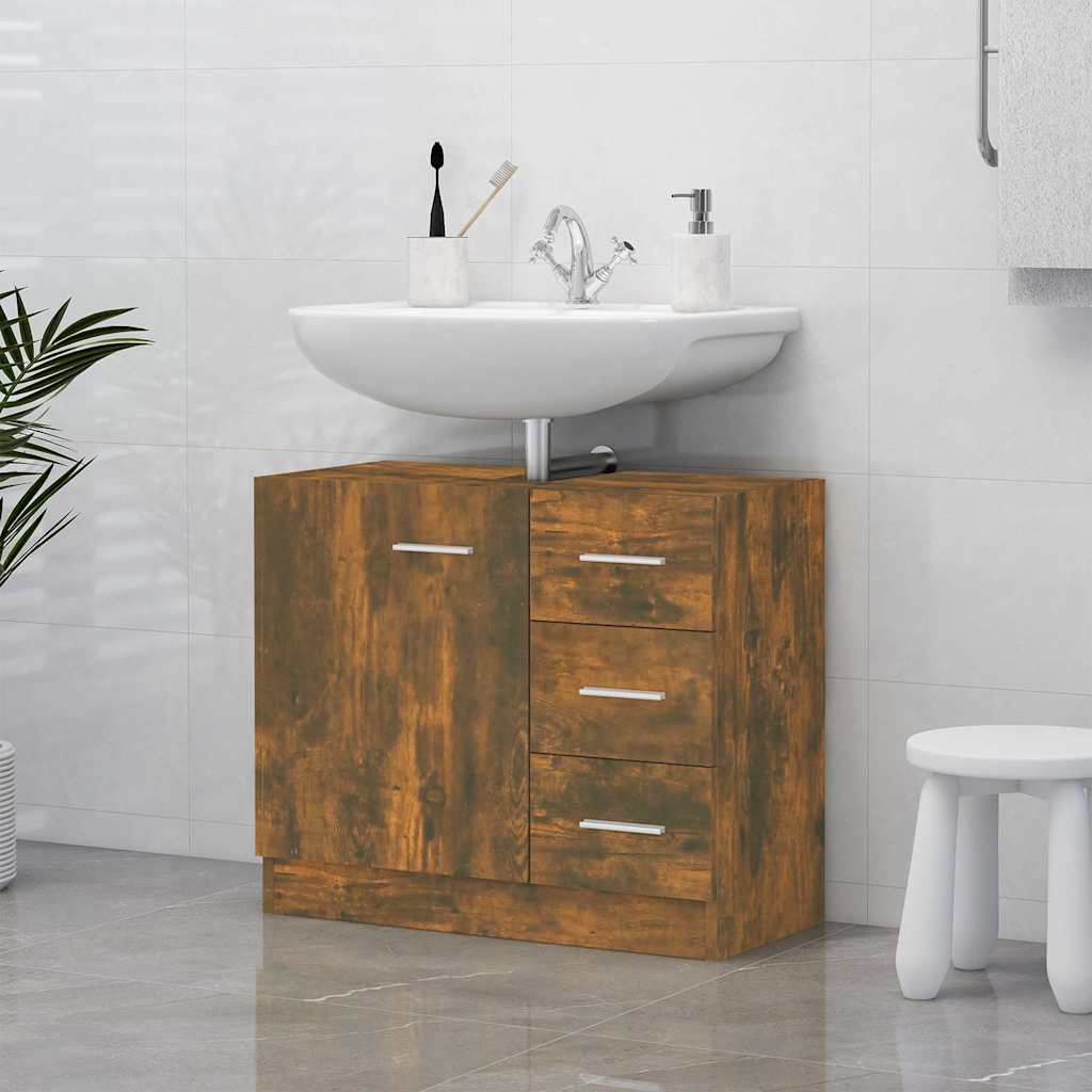 vidaXL Sink Cabinet 63x30x54 cm Engineered Wood