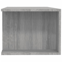 vidaXL TV Cabinet with LED Lights Grey Sonoma 135x39x30 cm 5
