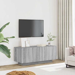 vidaXL TV Cabinet Grey Sonoma 100x35x40 cm Engineered Wood 3