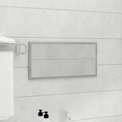 vidaXL 2 Piece Bathroom Furniture Set Grey Sonoma Engineered Wood 4