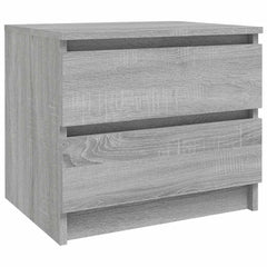 vidaXL Bed Cabinet Grey Sonoma 50x39x43,5 cm Engineered Wood 2