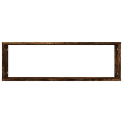 vidaXL Wall Cube Shelves 4 pcs Smoked Oak 80x15x26.5 cm Engineered Wood 6