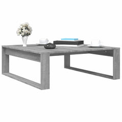 vidaXL Coffee Table Grey Sonoma 100x100x35 cm Engineered Wood 6