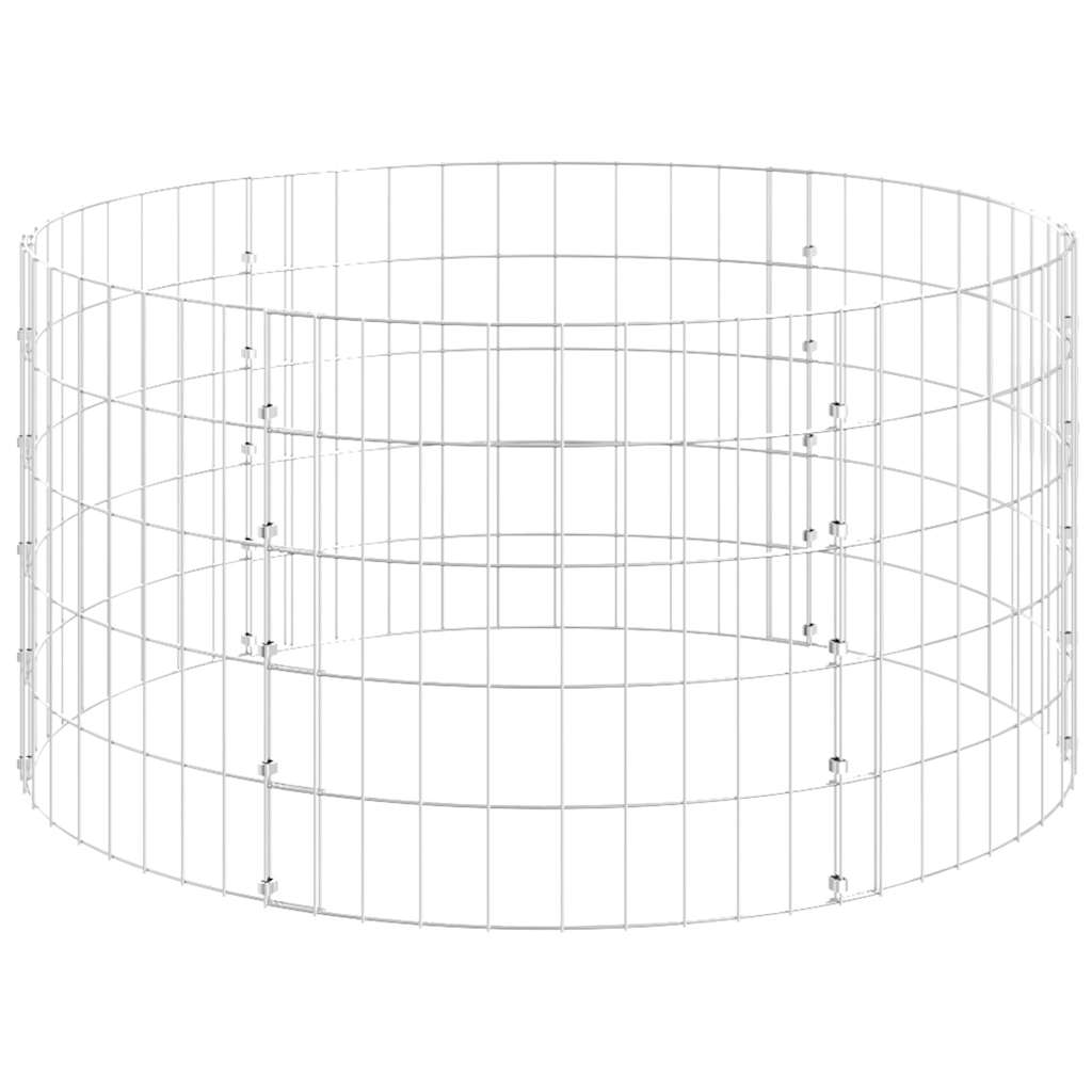 Galvanised Steel Ø100x50 cm