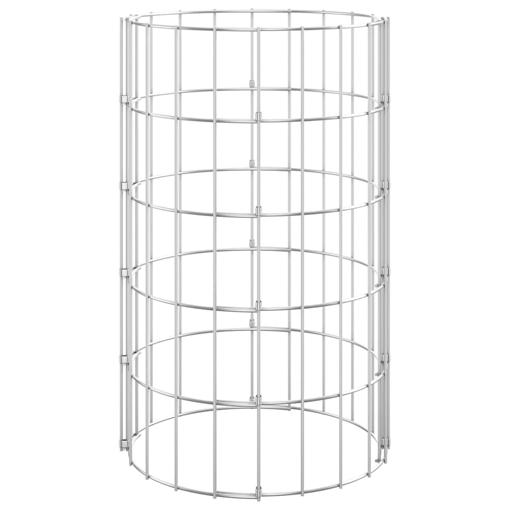 Circular Gabion Raised Beds 4 pcs Ø30x50/100/150/200 Ø 30 x 50 cm (3 pcs)