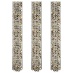 Circular Gabion Raised Beds 4 pcs Ø30x50/100/150/200 Ø 30 x 200 cm (3 pcs)
