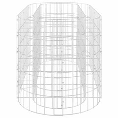 vidaXL Gabion Raised Bed | Silver | Galvanised iron | 120x50x50 cm 5