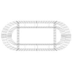 vidaXL Gabion Raised Bed | Silver | Galvanised iron | 120x50x50 cm 6