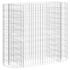vidaXL Gabion Raised Bed | Silver | Galvanised iron | Medium | Durable 2