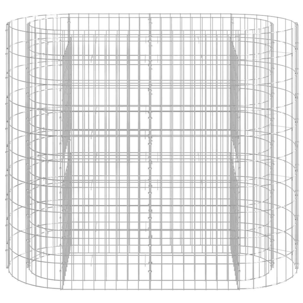 vidaXL Gabion Raised Bed | Silver | Galvanised iron | Medium | Durable 3