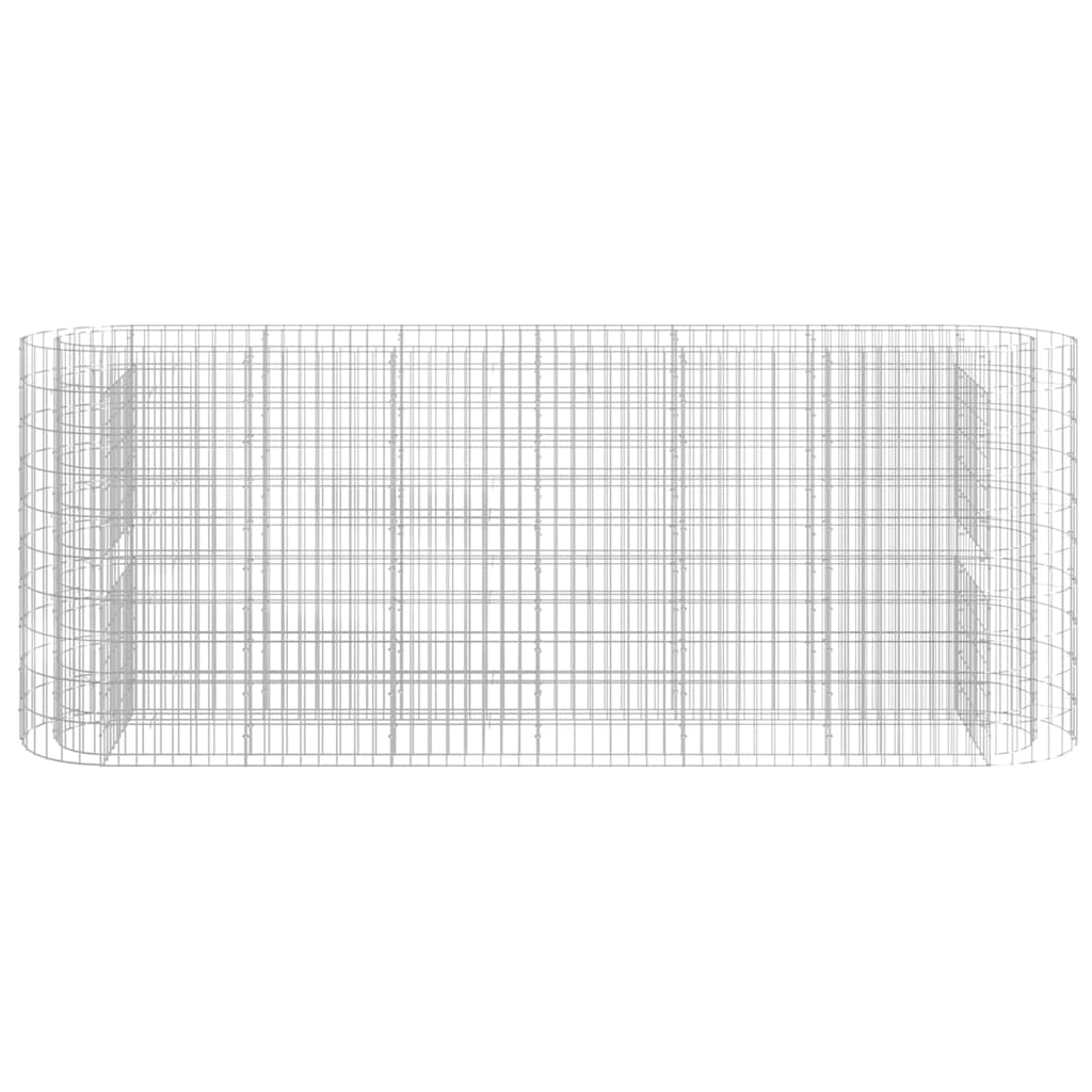 vidaXL Gabion Raised Bed | Silver | Galvanised iron | Large | Durable 3