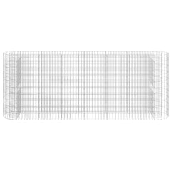 vidaXL Gabion Raised Bed | Silver | Galvanised iron | Large | Durable 3