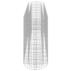 vidaXL Gabion Raised Bed | Silver | Galvanised iron | Large | Durable 4