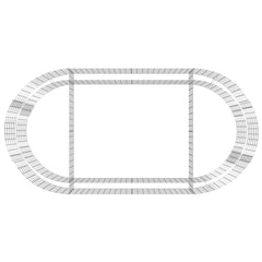 vidaXL Gabion Raised Bed | Silver | Galvanised iron | 200 x 100 x 50 cm 6