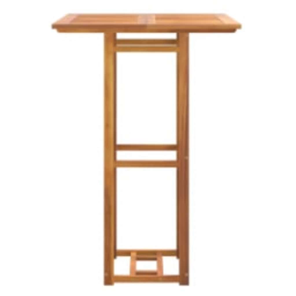 vidaXL Bistro Table 75x75x110 cm Solid Wood Acacia 3