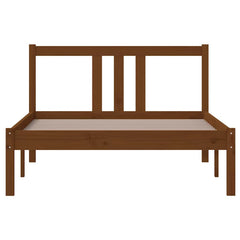 vidaXL Bed Frame without Mattress Honey Brown Solid Wood 100x200 cm 4