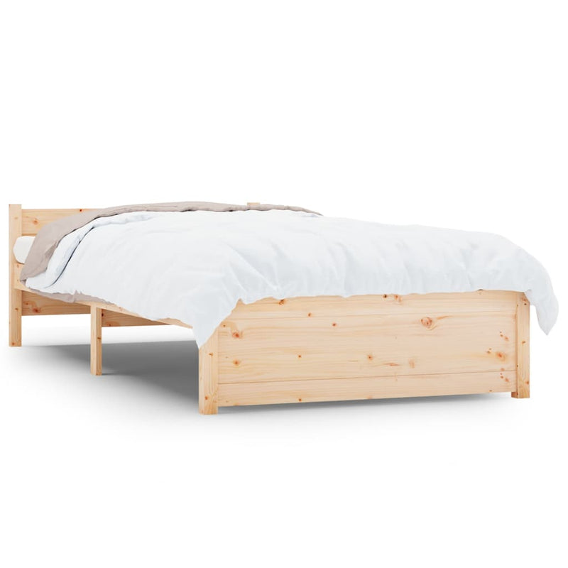 Bed Frame Solid Wood 90x200 cm