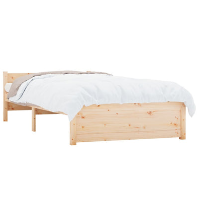 Bed Frame Solid Wood 90x200 cm