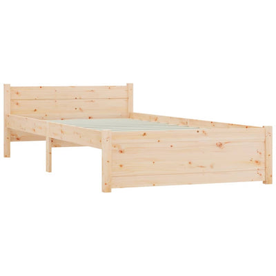 Bed Frame Solid Wood 90x200 cm