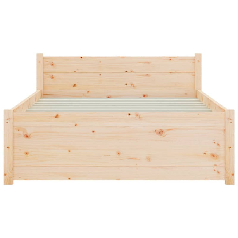 Bed Frame Solid Wood 90x200 cm