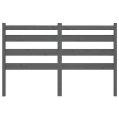 vidaXL Bed Headboard | Grey | Solid Pine Wood | 86 cm x 4 cm x 100 cm 4
