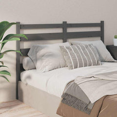 vidaXL Bed Headboard | Grey | Solid Pine Wood | 86 cm x 4 cm x 100 cm 1