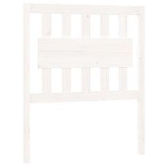 vidaXL Bed Headboard White 80.5x4x100 cm Solid Wood Pine 2