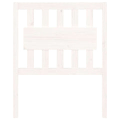vidaXL Bed Headboard White 80.5x4x100 cm Solid Wood Pine 3