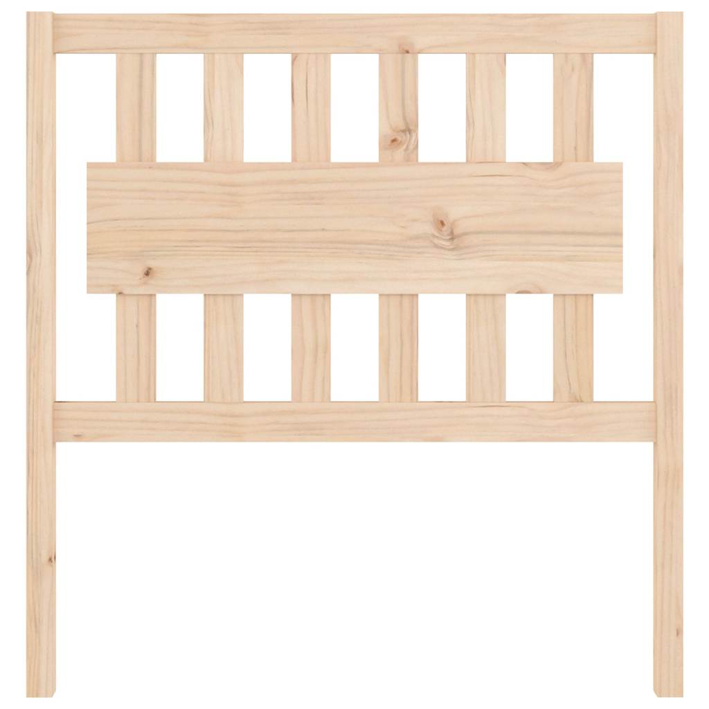 vidaXL Bed Headboard 95.5x4x100 cm Solid Wood Pine 3