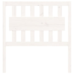 vidaXL Bed Headboard | White | Solid pine wood | 95.5x4x100 cm 3