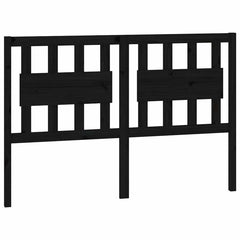 vidaXL Bed Headboard Black 145.5x4x100 cm Solid Wood Pine 2