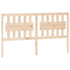 vidaXL Bed Headboard | Natural | Solid Pine Wood | Large | Bed Headboard 2