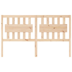 vidaXL Bed Headboard | Natural | Solid Pine Wood | Large | Bed Headboard 3