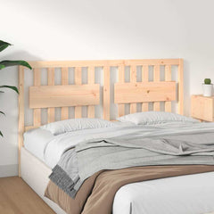 vidaXL Bed Headboard | Natural | Solid Pine Wood | Large | Bed Headboard 4