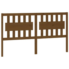 vidaXL Bed Headboard | Honey Brown | Solid Pine Wood | Large | Decorative Inlays 2