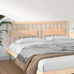 vidaXL Bed Headboard 185.5x4x100 cm Solid Wood Pine 1