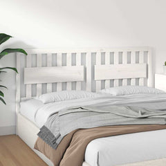 vidaXL Bed Headboard | White | Solid pine wood | Standard | Classic/Traditional 4