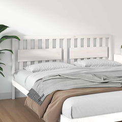 vidaXL Bed Headboard | White | Solid pine wood | Standard | Classic/Traditional 1
