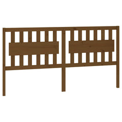 vidaXL Bed Headboard | Honey brown | Solid pine wood | 185.5 x 4 x 100 cm 2