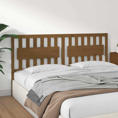 vidaXL Bed Headboard | Honey brown | Solid pine wood | 185.5 x 4 x 100 cm 4