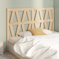 vidaXL Bed Headboard 146x4x100 cm Solid Wood Pine 4