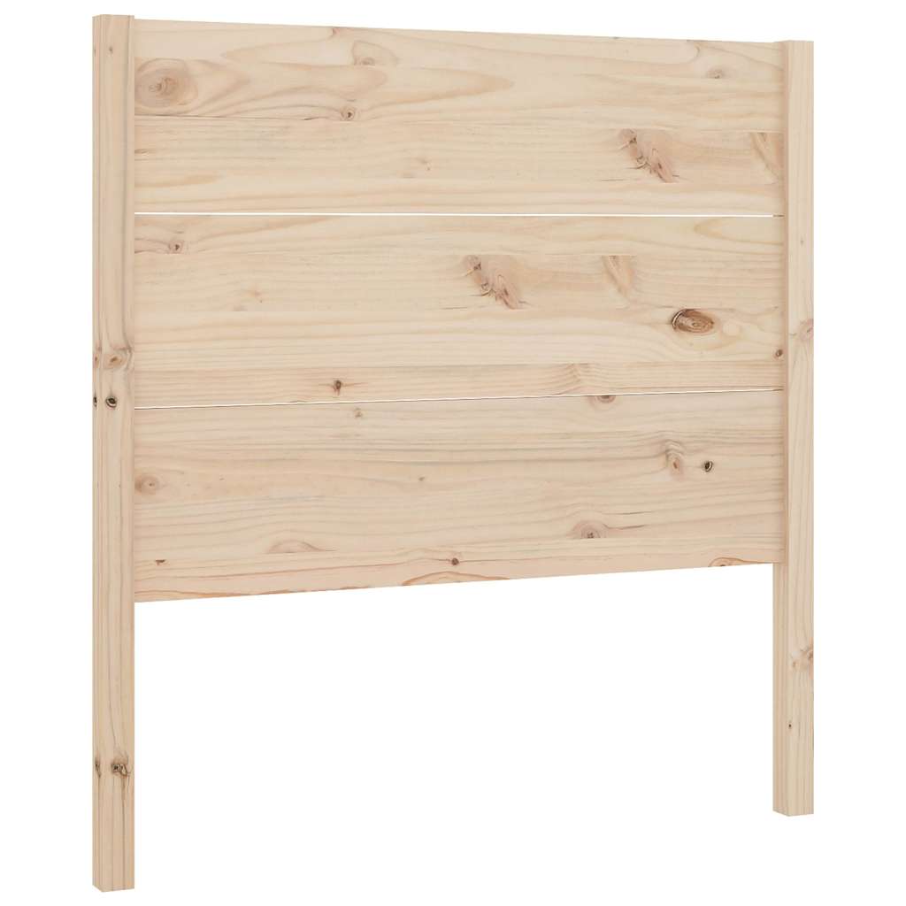 vidaXL Headboard | Natural | Solid pine wood | Standard | Decorative Inlays 2